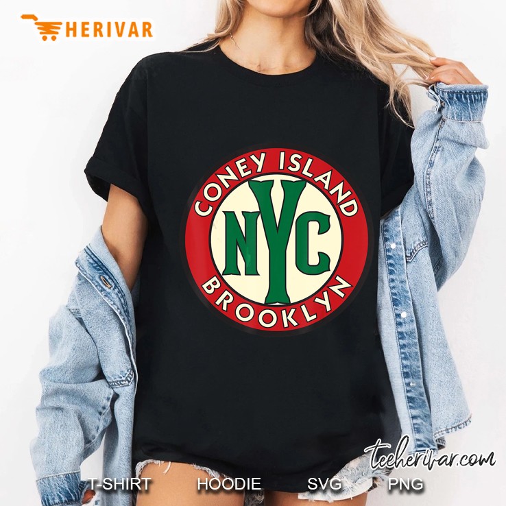 Coney Island Vintage Road Sign Ladies Tee