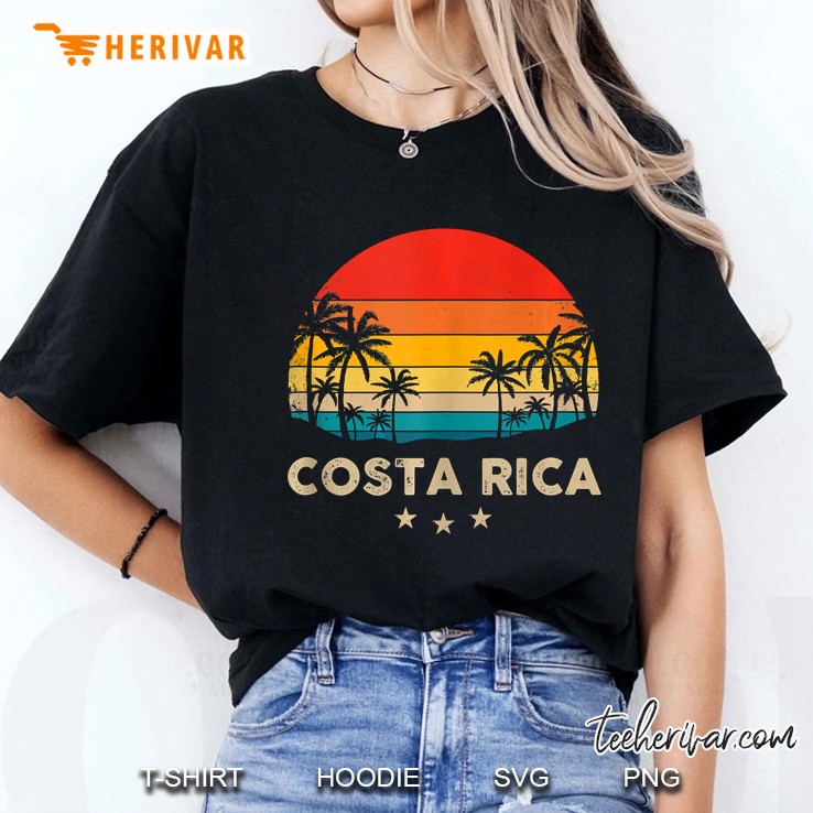 Costa Rica Souvenir Sunset Tank Top Ladies Tee