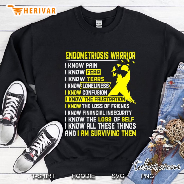 Endometriosis Warrior Shirt For Women Men Sweatshirt