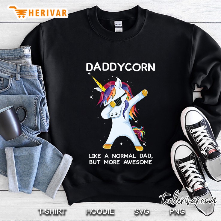 Funny Dabbing Unicorn Daddycorn Dab Unicorns Dad, Daddy Gift Premium Mugs