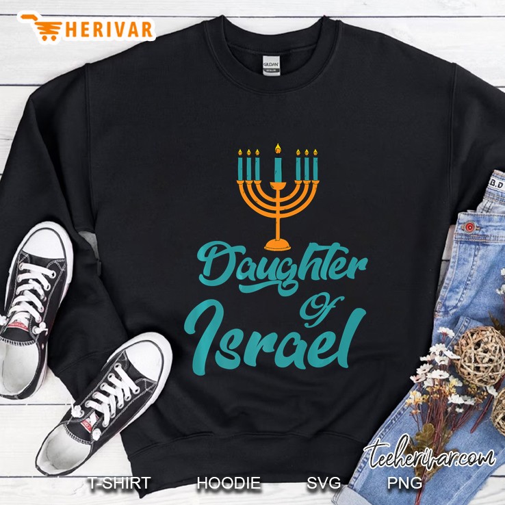 Hebrew Israelite Clothing Daughter Of Israel Menorah Gift Premium Sweatshirt