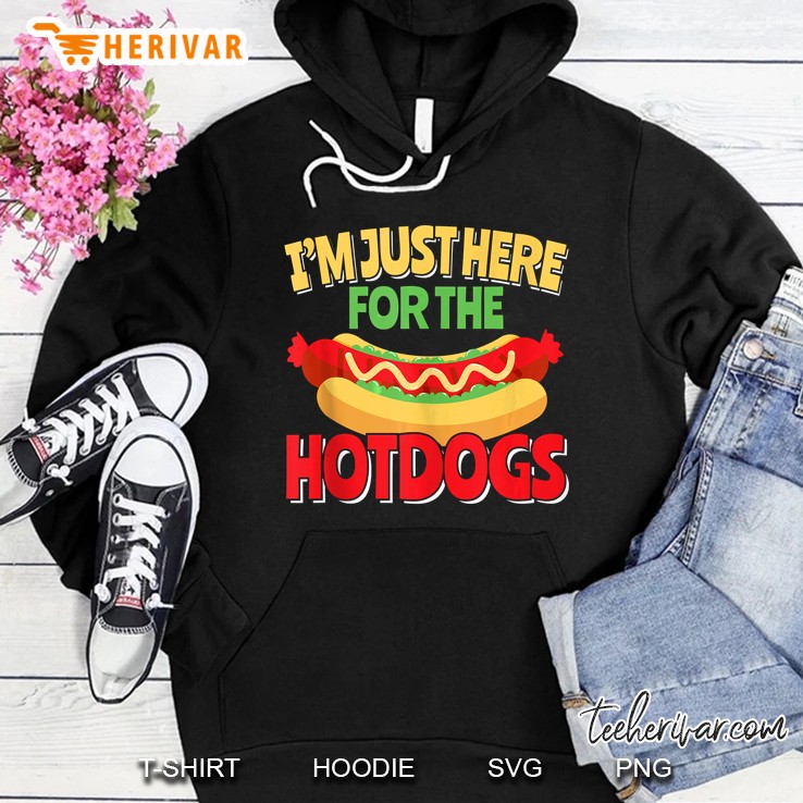 I'm Just Here For The Hotdogs Hot Dog Lovers Tank Top Mugs