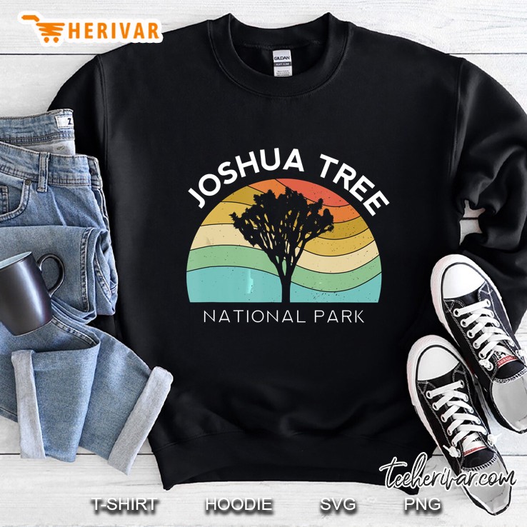 Joshua Tree Desert National Park California Camping Retro Sweatshirt