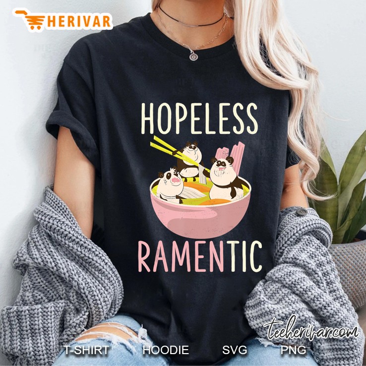 Kawaii Japanese Ramen Noodles Funny Anime Panda Gift Hoodie