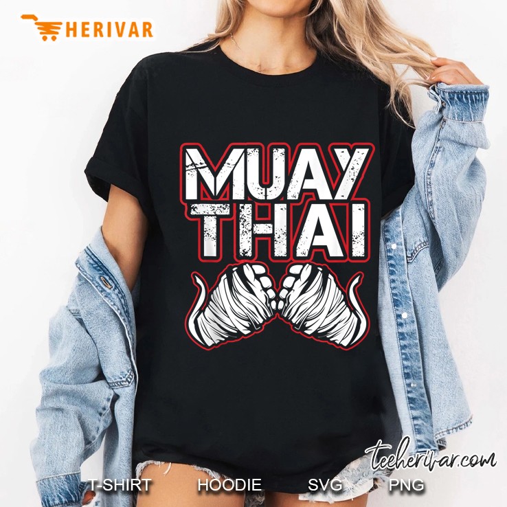 Muay Thai Lover Gift Design For Fight Fans Tank Top Ladies Tee