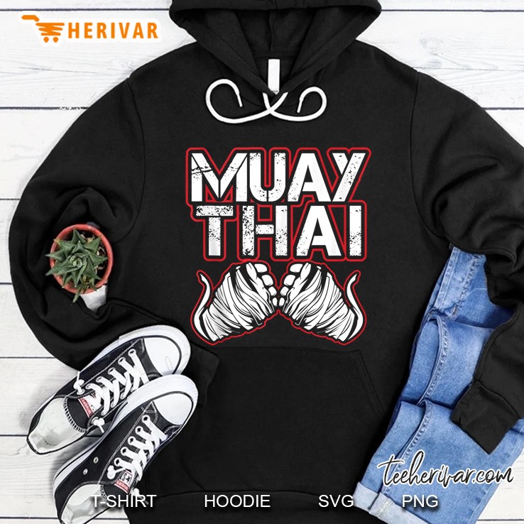 Muay Thai Lover Gift Design For Fight Fans Tank Top Hoodie