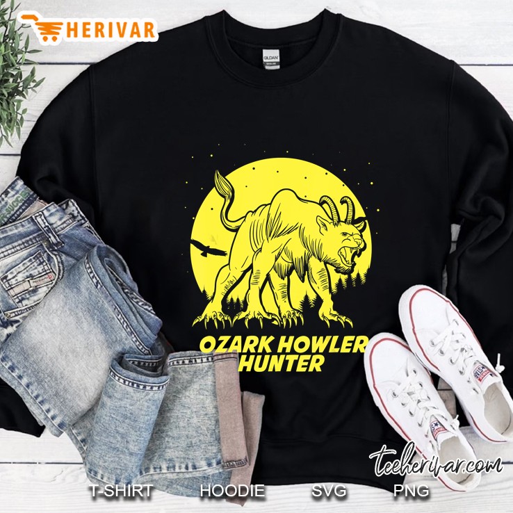 Ozark Howler Hide & Seek Hunter Champion Cryptid Sweatshirt