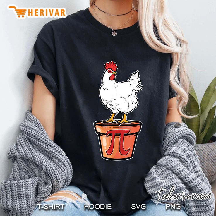 Pi Math Chicken Pot Ladies Tee