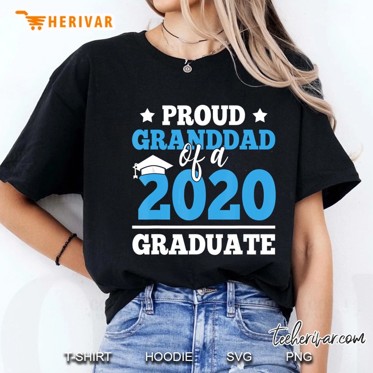 Proud Granddad Of A Class Of 2020 Graduate Graduation Gift Ladies Tee