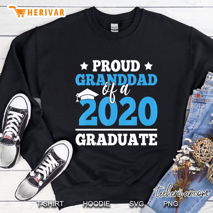 Proud Granddad Of A Class Of 2020 Graduate Graduation Gift Sweatshirt