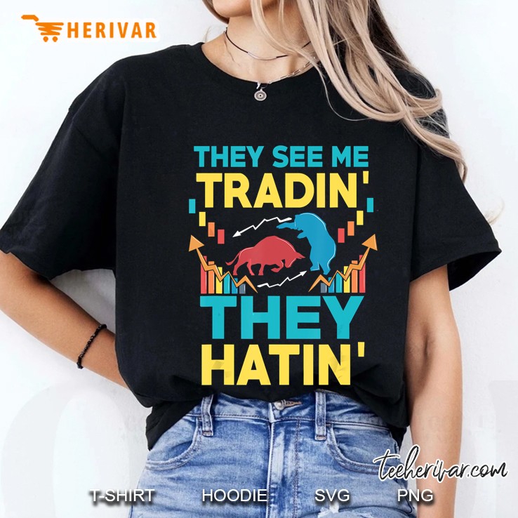 Stock Market For Stock Broker And Trader Ladies Tee