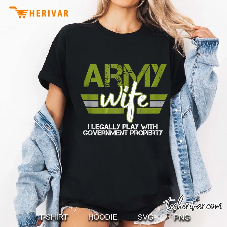 Womens Army Veteran Wife Pink Army Wife Ladies Tee
