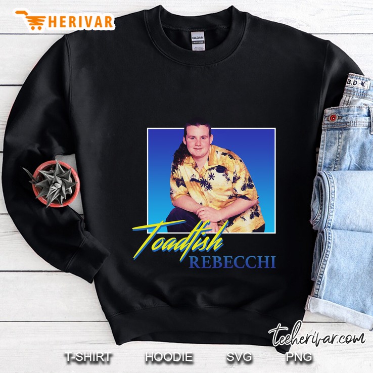 Toadie From Neighbours (Toadfish Rebecchi) - 80S Style Nostalgic Print Slim Fit Sweatshirt
