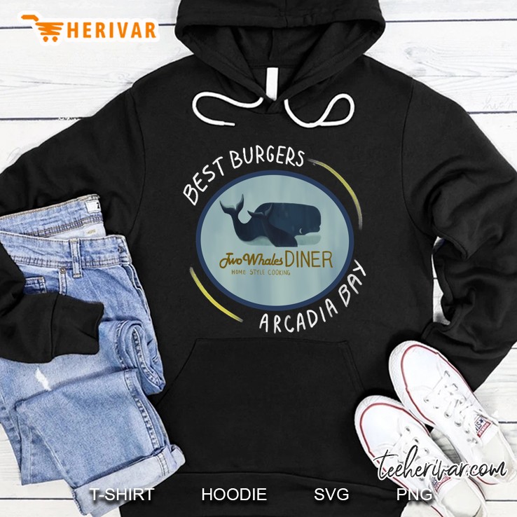 Two Whales Diner Tee (Lighter) Classic Hoodie