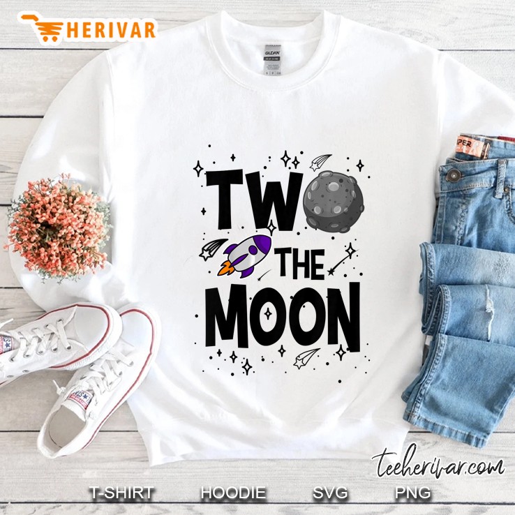 Kids Two The Moon Shirt Toddler 2Nd Birthday Gift For 2 Year Old Mugs