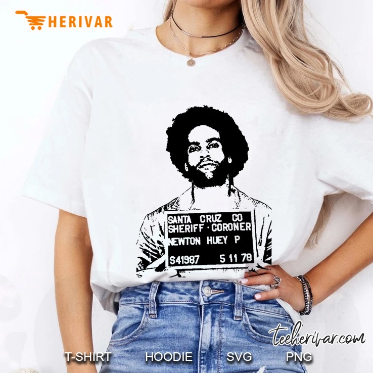 Huey P. Newton-Mugshot Long Ladies Tee