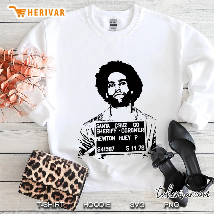 Huey P. Newton-Mugshot Long Sweatshirt