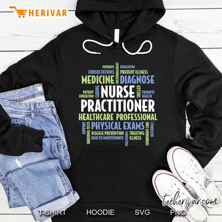 Nurse Practitioner - Np Words For Np Gift Hoodie