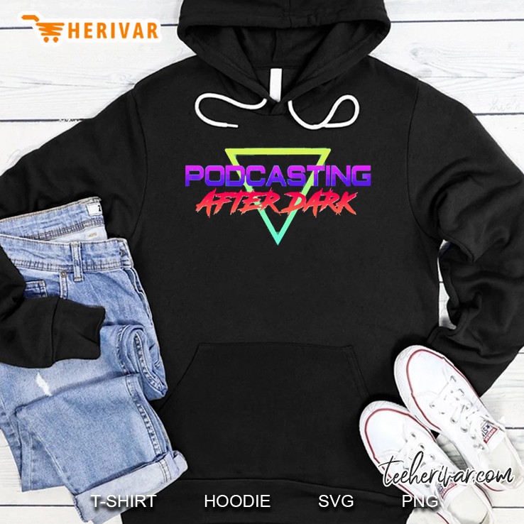 Podcasting After Dark Logo Hoodie