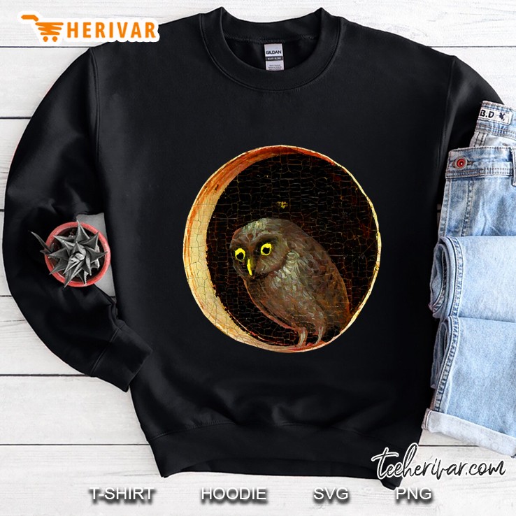 Curious Owl Hieronymus Bosch Garden Of Earthly Delights Classic Sweatshirt