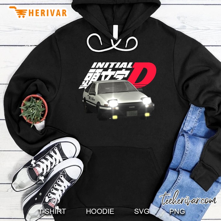 Initial D Slim Fit Hoodie