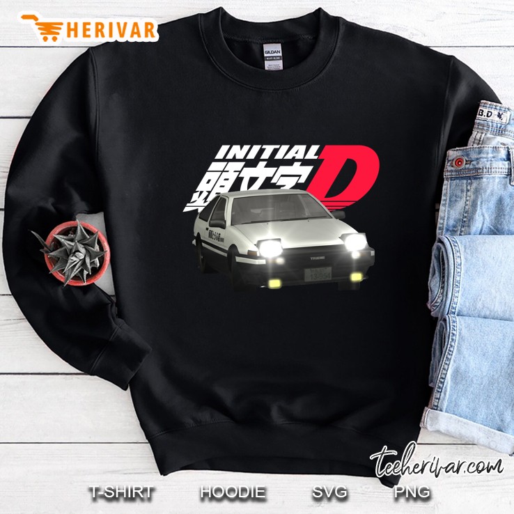Initial D Slim Fit Sweatshirt