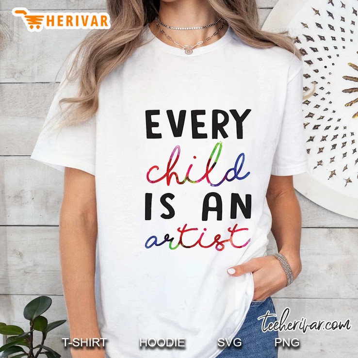 Every Child Is An Artist Ladies Tee