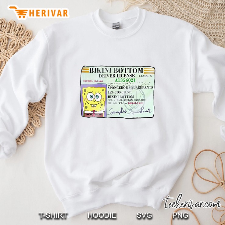 Spongebob Squarepants Driver&X27;S License Classic Sweatshirt