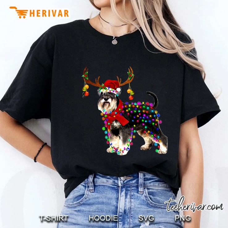 Yorkshire Terrier Christmas Version Ladies Tee