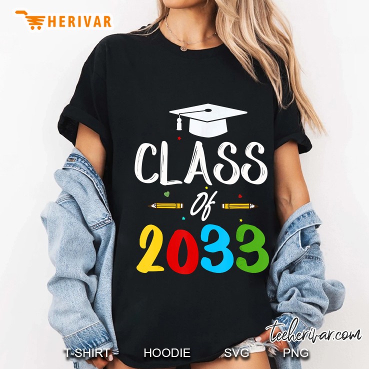 Class Of 2033 Grow With Me Ladies Tee