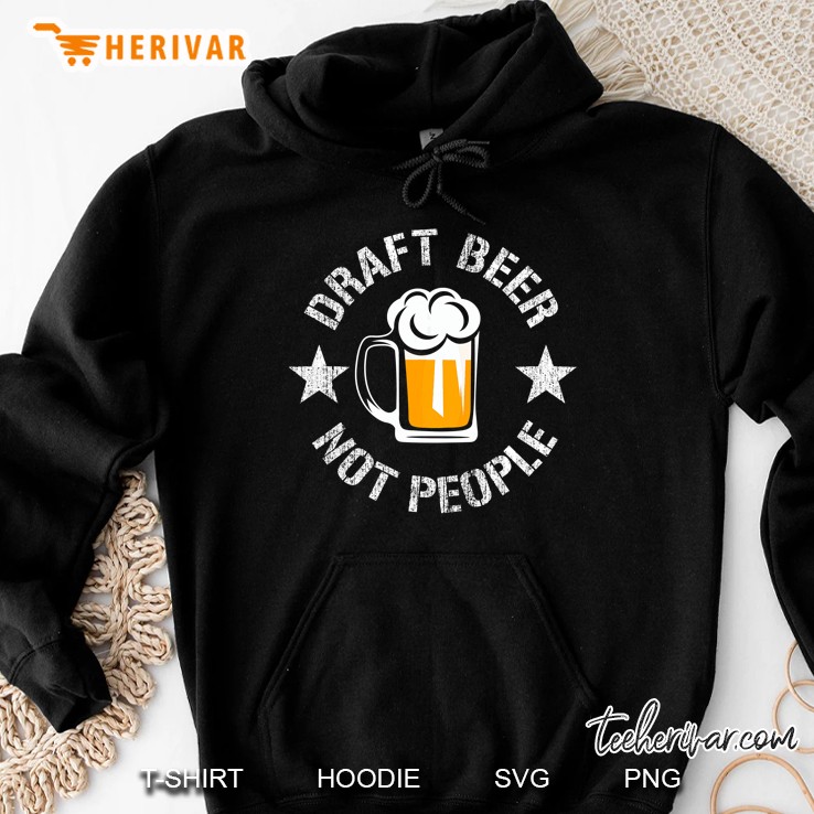 Funny Military Veteran Draft Beer Not People Hoodie