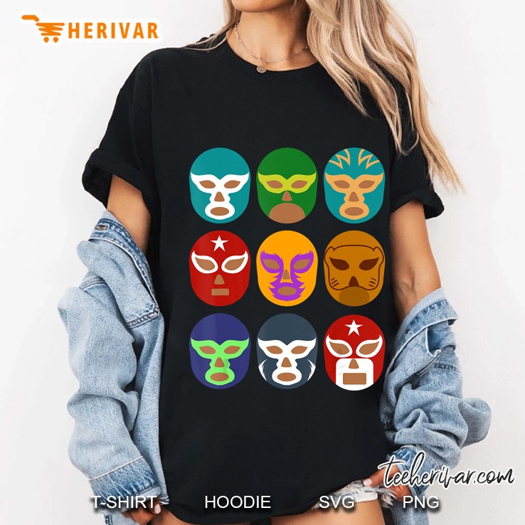 Lucha Libre Wrestler Masks Hoodie