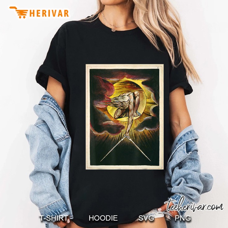 The Ancient Of Days Britain Visionary Art William Blake Ladies Tee