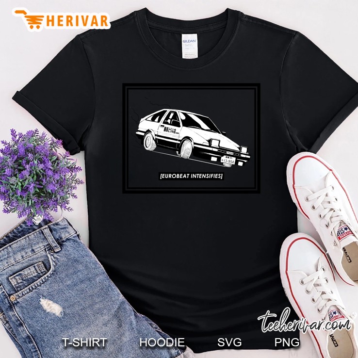 Eurobeat Intensifies Ae86 Kansei Dorifto Initial D Car Classic Shirt