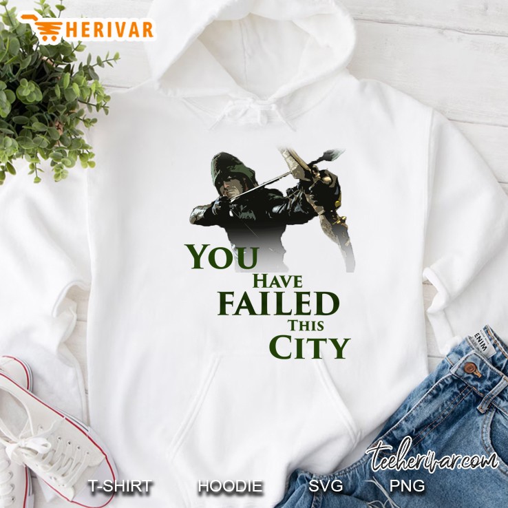 Green Arrow - You Have Failed This City Slim Fit Hoodie