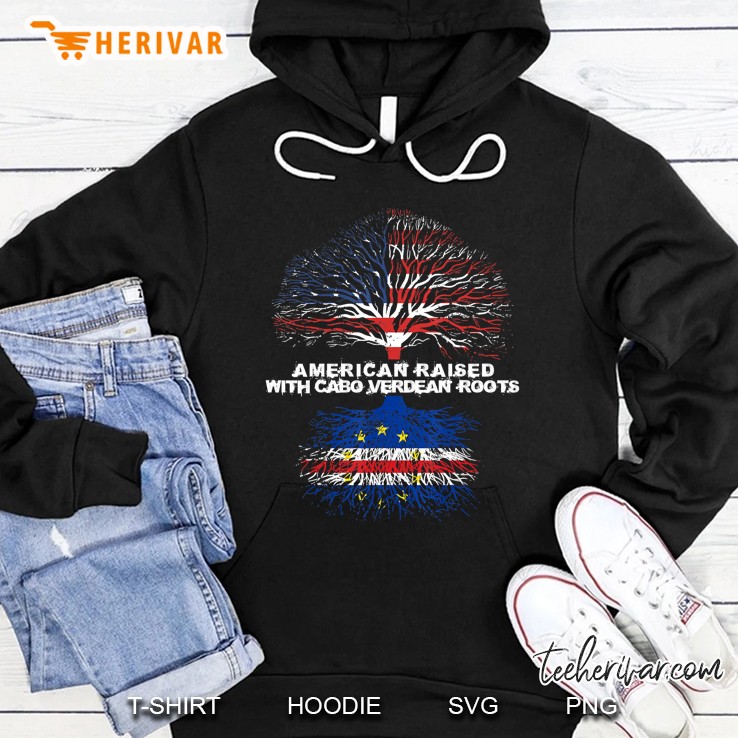 American Raised With Cabo Verdean Roots Cape Verde Hoodie