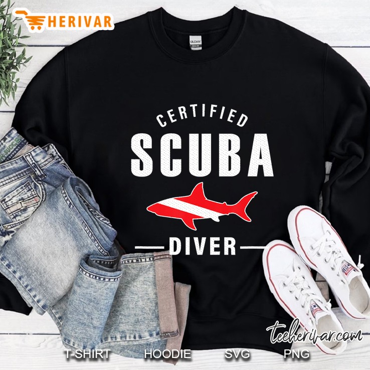 Certified-Scuba-Diving-Diver Recognition Gift Sweatshirt