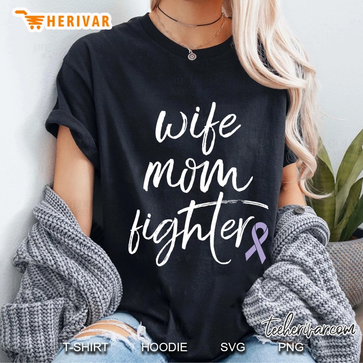 Eating Disorders Awareness Products Ribbon Fighter Mom Ladies Tee
