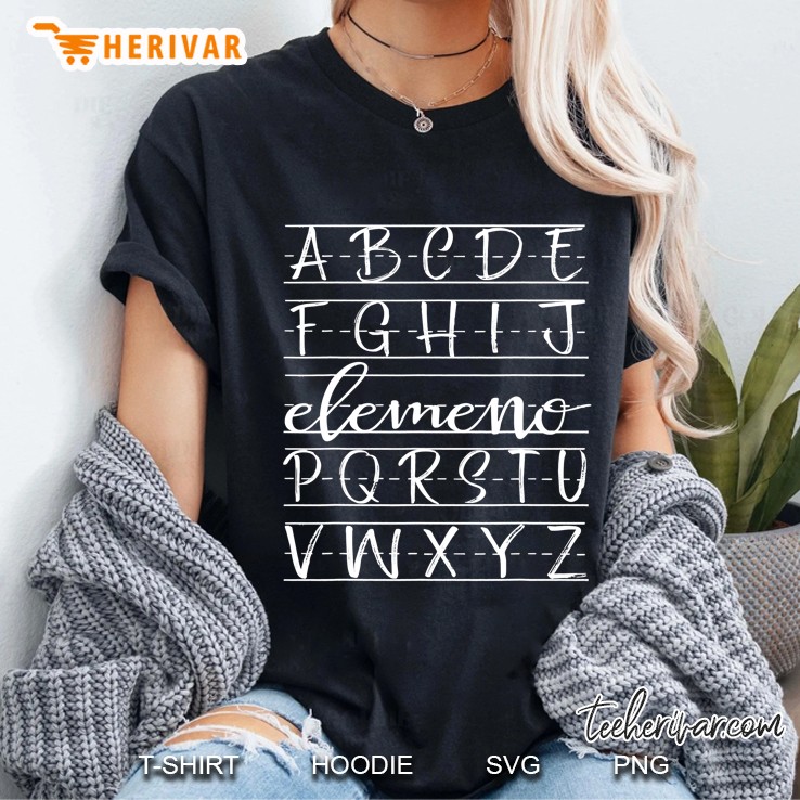 Elemeno - Teacher Apreciation Alphabet Gifts For Teachers Ladies Tee