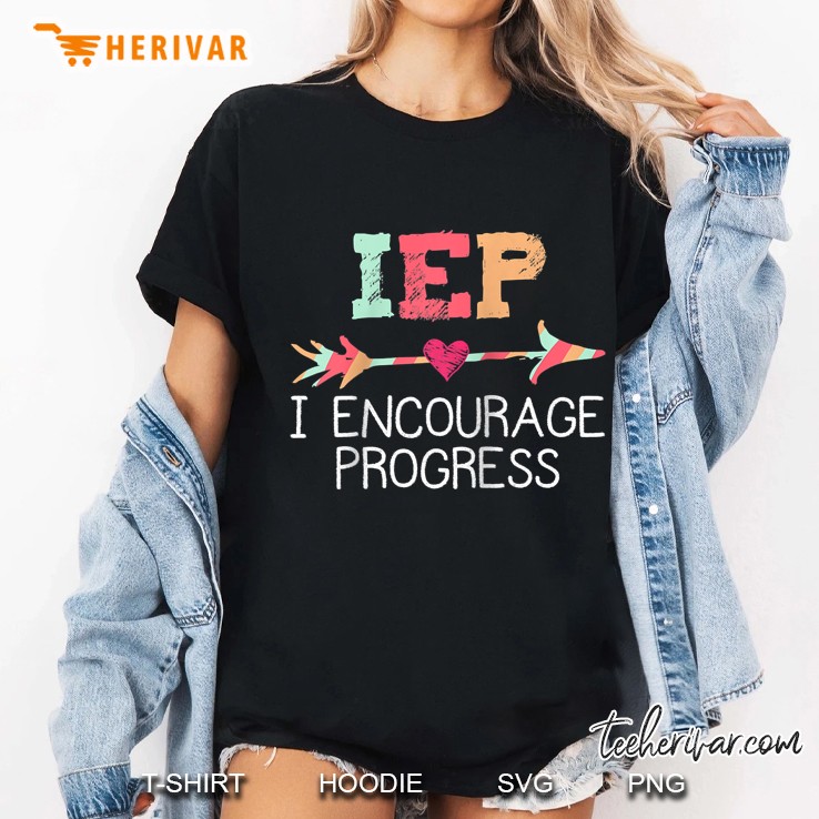 Iep I Encourage Progress Special Education School Teacher Raglan Baseball Tee Ladies Tee