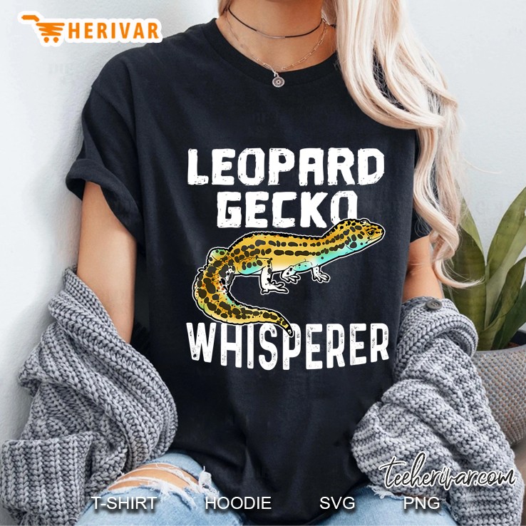 Leopard Gecko Graphic Lizard Lover Reptile Whisperer Gift Ladies Tee