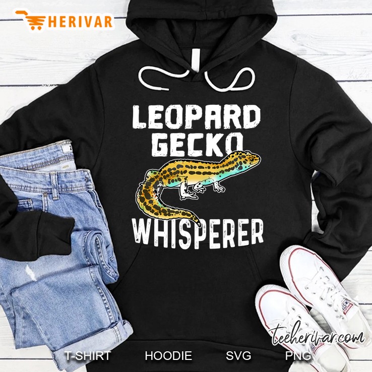 Leopard Gecko Graphic Lizard Lover Reptile Whisperer Gift Hoodie