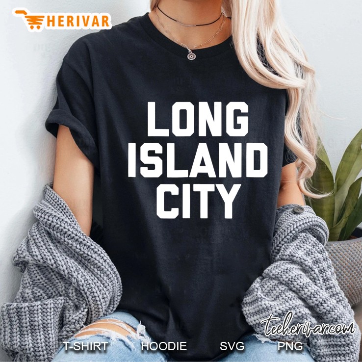 Long Island City Minimalist New York Tee Hoodie