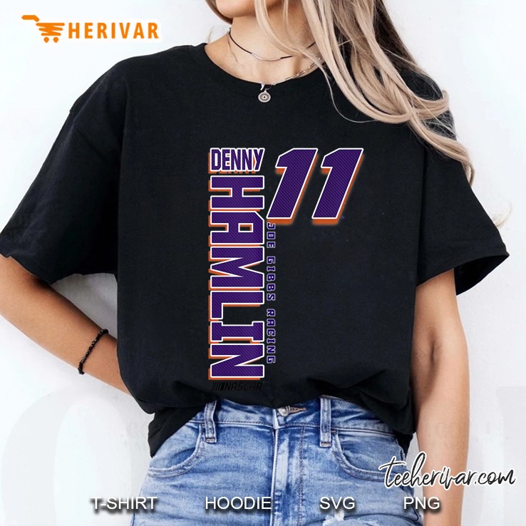 Nascar - Denny Hamlin - Vertical Carbon Fiber Tank Top Ladies Tee