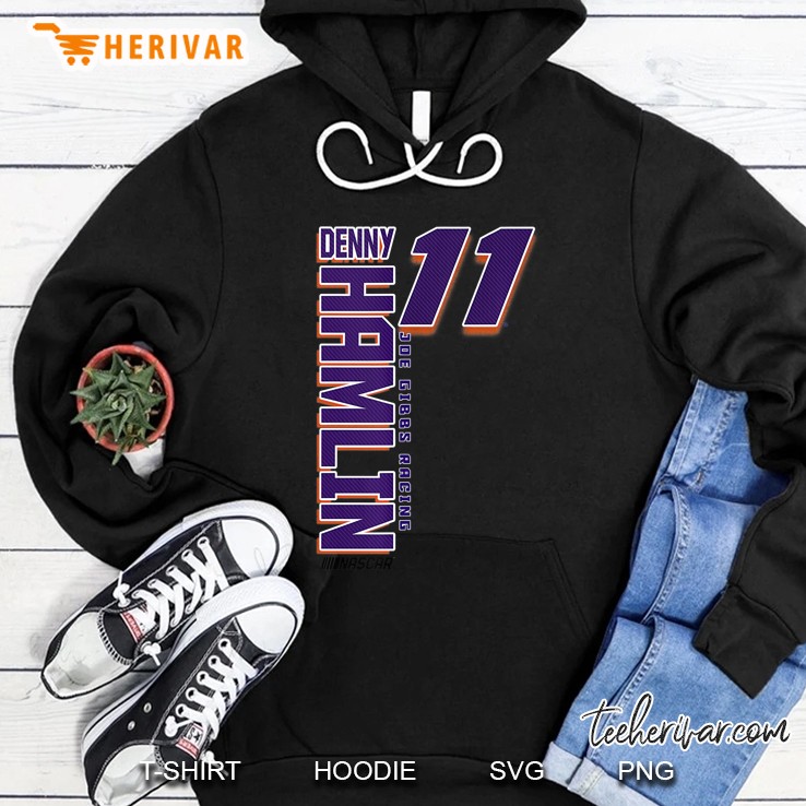 Nascar - Denny Hamlin - Vertical Carbon Fiber Tank Top Hoodie