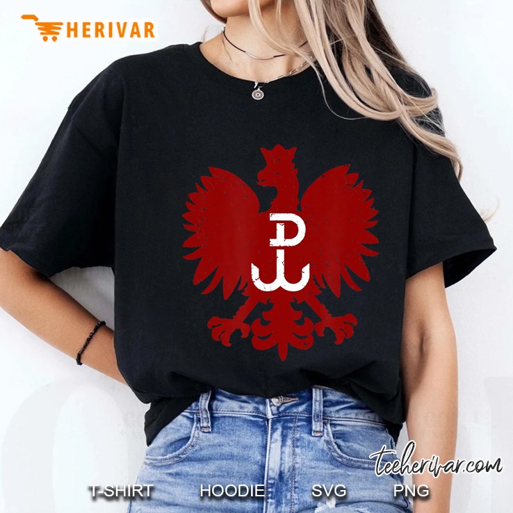 Polskie Polish Pride Eagle Army Resistance Ladies Tee