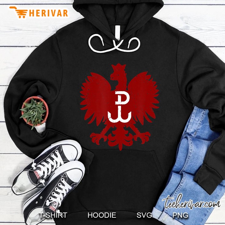 Polskie Polish Pride Eagle Army Resistance Hoodie