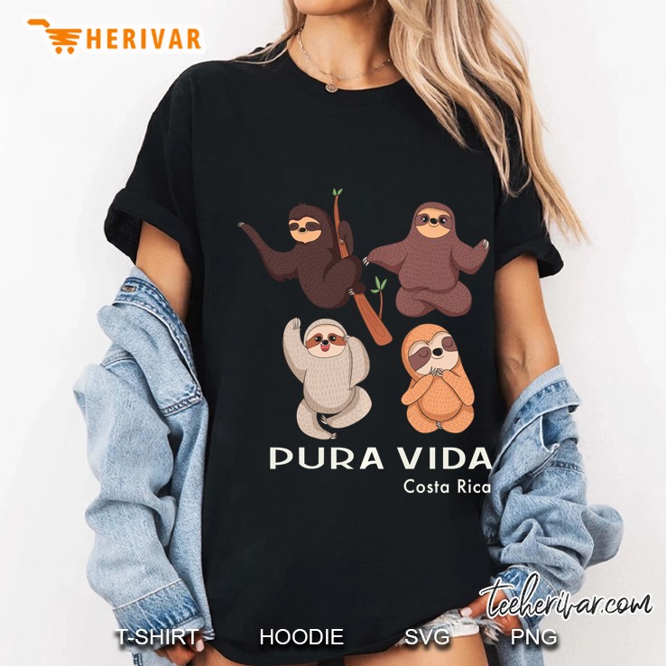 Pura Vida Sloths Hoodie