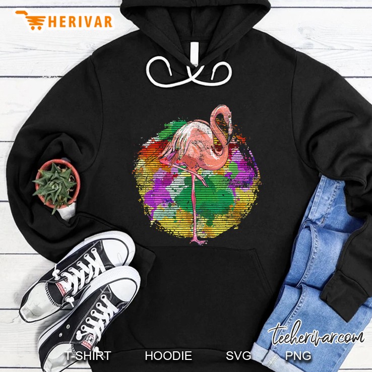 Retro Flamingo Hoodie