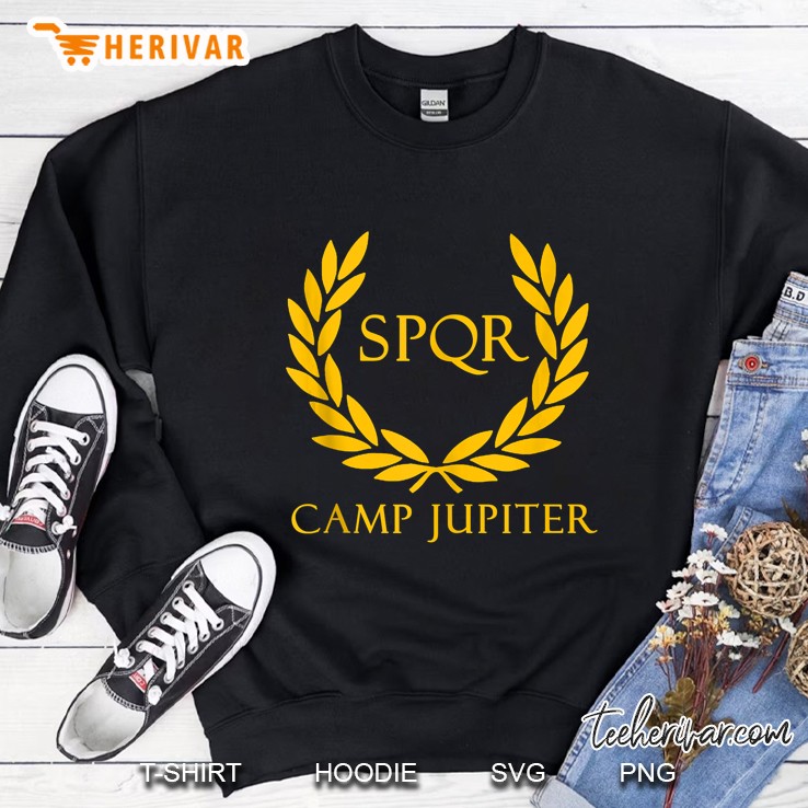 Spqr Senatus Populus Que Romanus Camp Of Jupiter Tank Top Sweatshirt